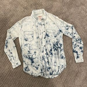 Tie dye button up